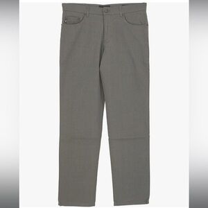 Brax Cooper Fancy Popeline Stretch Grey Brown Mottled Size 35